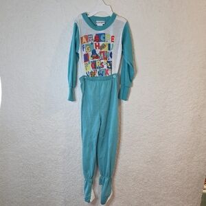 Paddington Bear Alphabet Kids Footie Pajamas